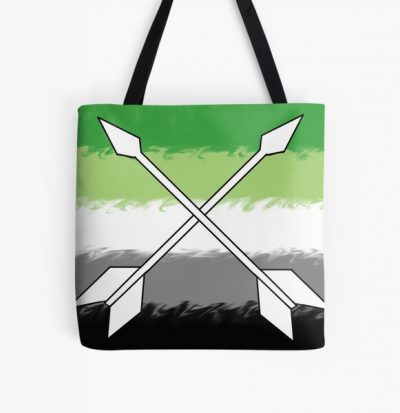 Aro Arrows All Over Print Tote Bag RB1901 product Offical Aromantic Flag Merch