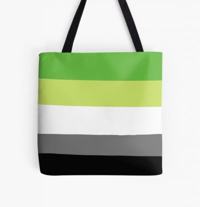 Aromantic pride All Over Print Tote Bag RB1901 product Offical Aromantic Flag Merch