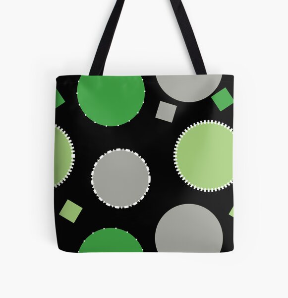 Aro Pride Outlined Circles Pattern All Over Print Tote Bag RB1901 product Offical Aromantic Flag Merch