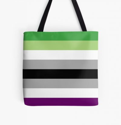 AroAce Pride! All Over Print Tote Bag RB1901 product Offical Aromantic Flag Merch