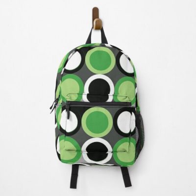 Aro Pride Connected Circles Backpack RB1901 product Offical Aromantic Flag Merch