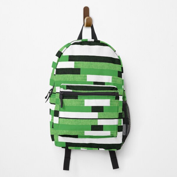 Aro Pride Staggered Rectangular Stripes Backpack RB1901 product Offical Aromantic Flag Merch