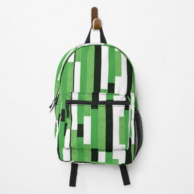 Aro Pride Staggered Rectangular Vertical Stripes Backpack RB1901 product Offical Aromantic Flag Merch