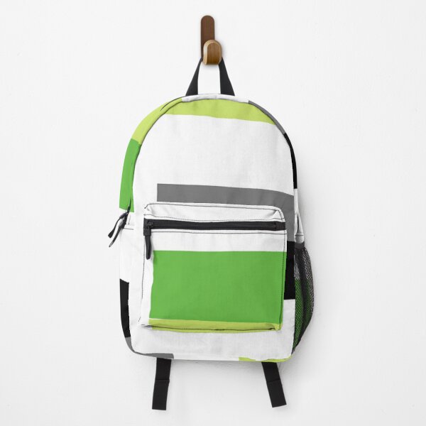 Aromantic pride Backpack RB1901 product Offical Aromantic Flag Merch