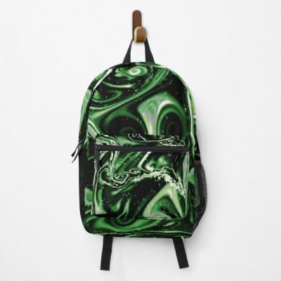 Aro Pride Smokey Ink Swirls Design Backpack RB1901 product Offical Aromantic Flag Merch