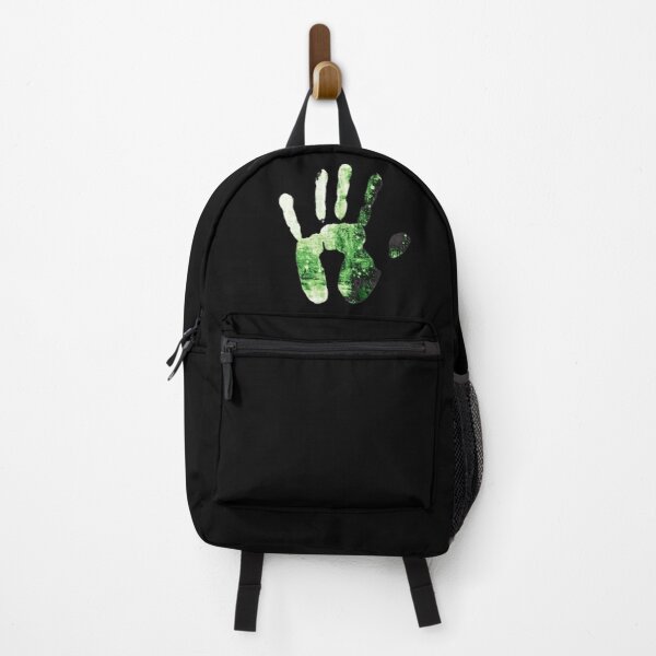 Aro Pride Handprint Backpack RB1901 product Offical Aromantic Flag Merch
