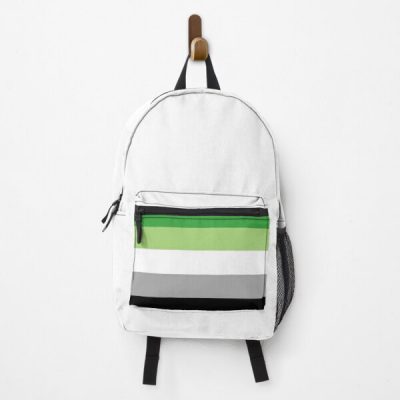 Aromantic Pride Flag Backpack RB1901 product Offical Aromantic Flag Merch