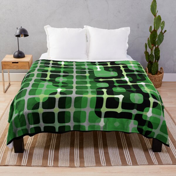 Aro Pride Abstract Circuitry Pattern Throw Blanket RB1901 product Offical Aromantic Flag Merch