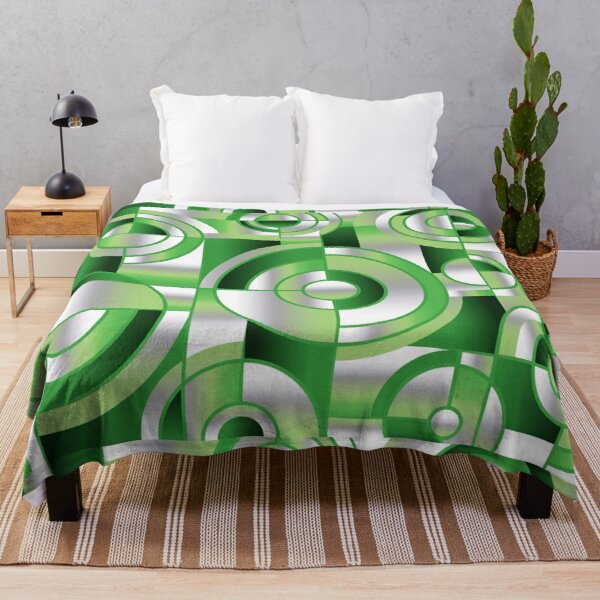 Aro Pride Abstract Circles and Lines Design Throw Blanket RB1901 product Offical Aromantic Flag Merch