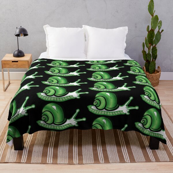 Aro Pride Snail Throw Blanket RB1901 product Offical Aromantic Flag Merch