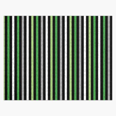 Aromantic Pride Vertical Stripes Jigsaw Puzzle RB1901 product Offical Aromantic Flag Merch