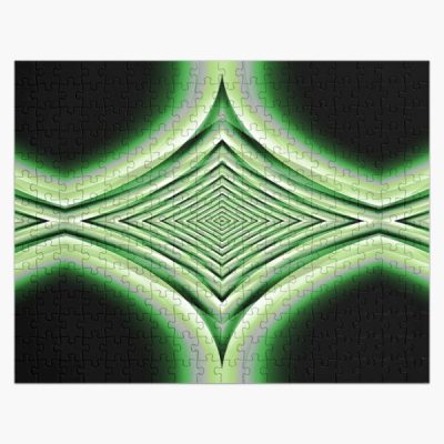 Aromantic Pride Abstract Portal Horizon Jigsaw Puzzle RB1901 product Offical Aromantic Flag Merch