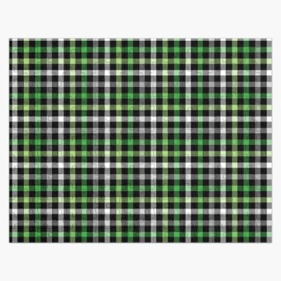 Aromantic Pride Plaid Jigsaw Puzzle RB1901 product Offical Aromantic Flag Merch
