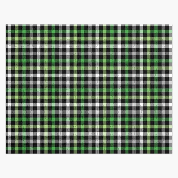 Aromantic Pride Plaid Jigsaw Puzzle RB1901 product Offical Aromantic Flag Merch