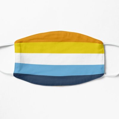 Aroace Pride Flag Flat Mask RB1901 product Offical Aromantic Flag Merch