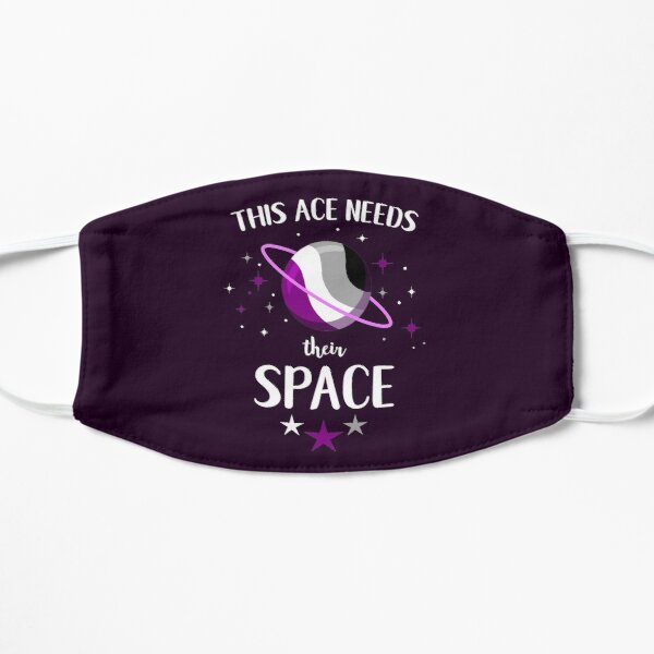 This Ace Needs Their Space For Aromantic Asexuals Flat Mask RB1901 product Offical Aromantic Flag Merch